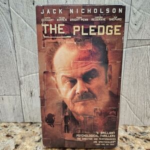 The Pledge VHS Movie Jack Nicholson Robin Wright Benicio Del Toro Thriller